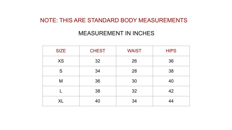 Size Guide